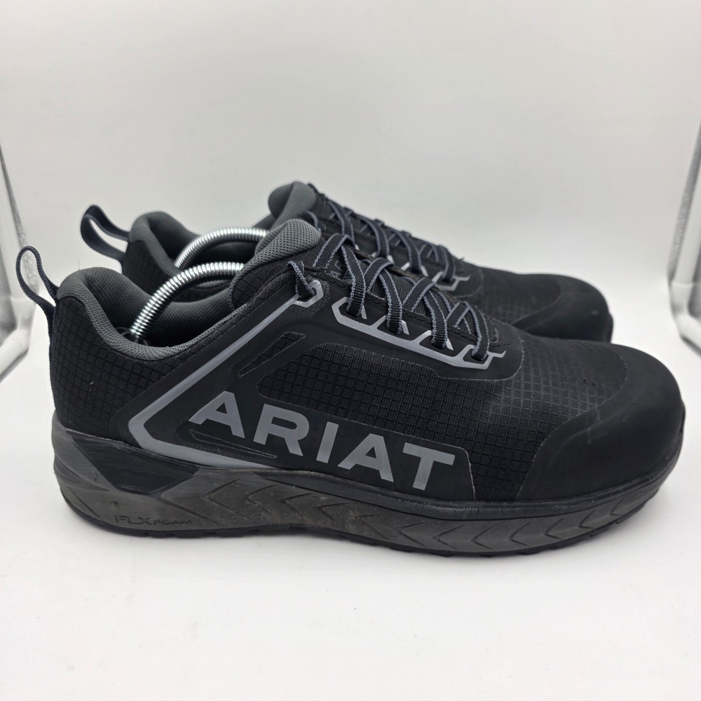 Ariat Rebar Lift Composite Toe Mens Black Work Shoes 10040283 Size 11 D EH Rated